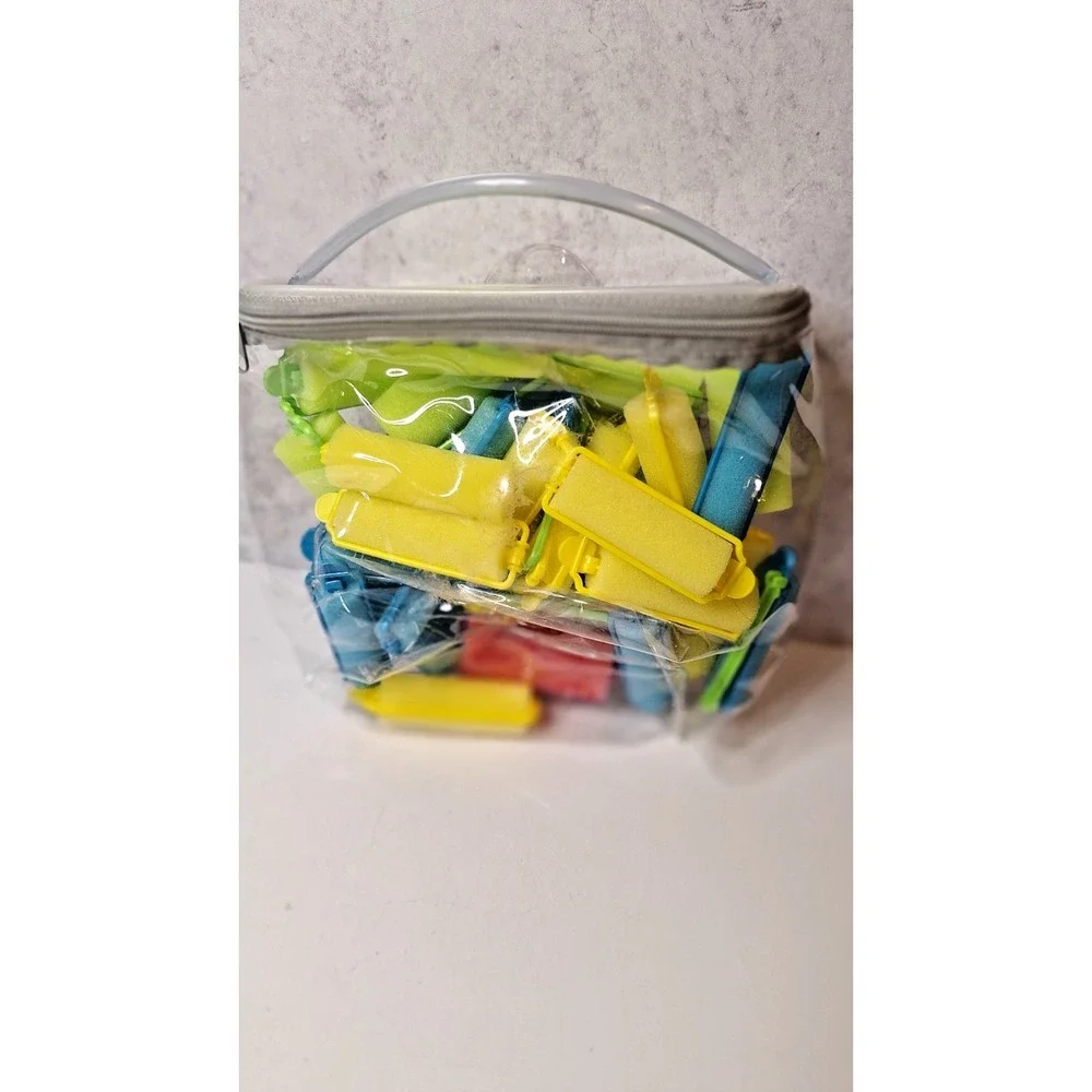 Foam Hair Curlers Set with StorageBag, no-heat Styling Rollers